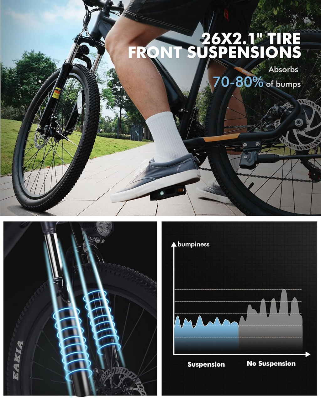 Qlife Racer Electric Delivery Mountain E-bike