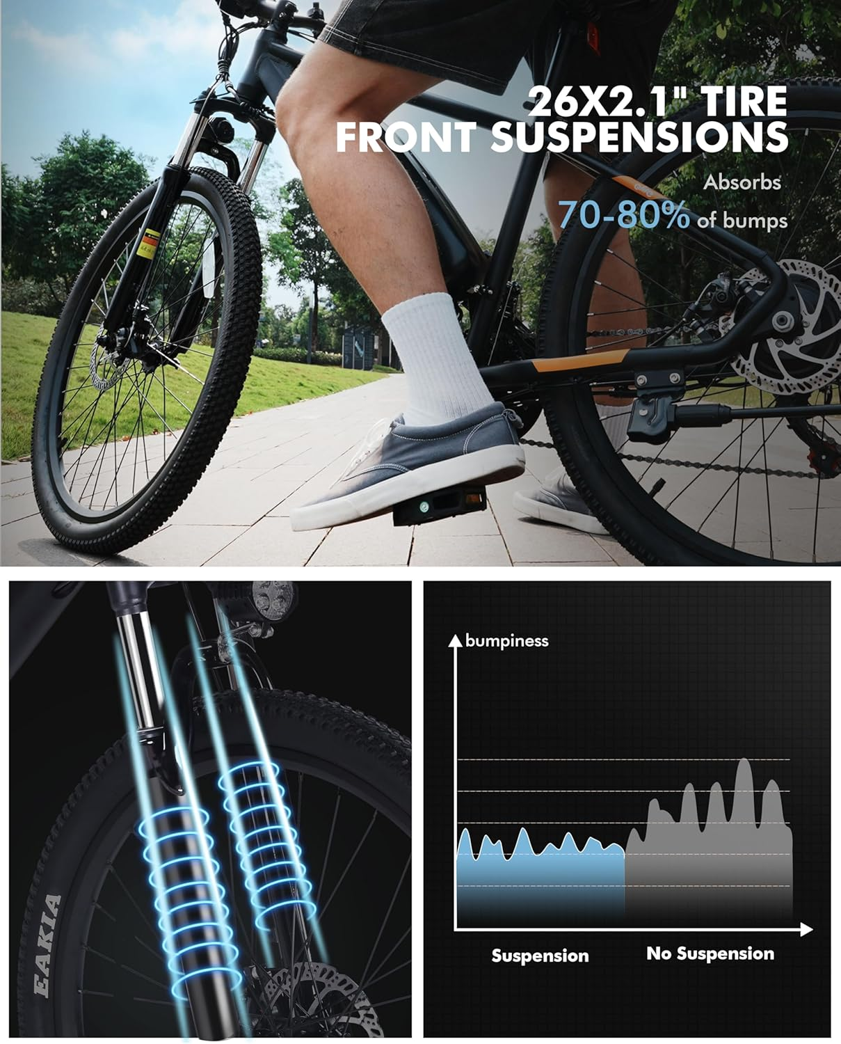 Qlife Racer Electric Delivery Mountain E-bike